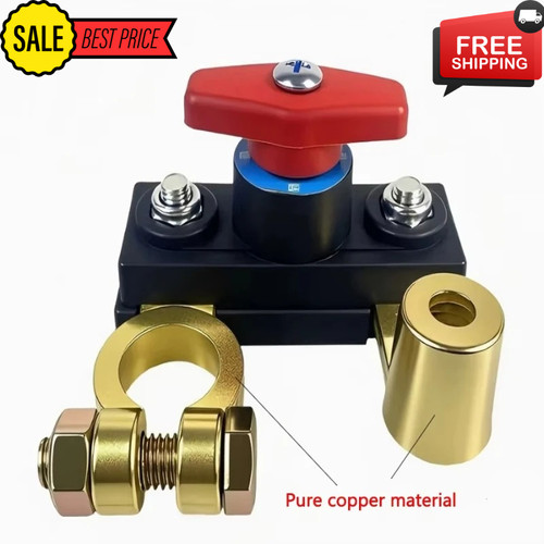 Car battery isolator switch - battery,