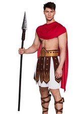 Roman Soldier Gladiator Style Fancy Dress Plastic Prop 300 Spartan Spear 150cm