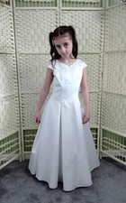 Girls, White, Occasion Dress