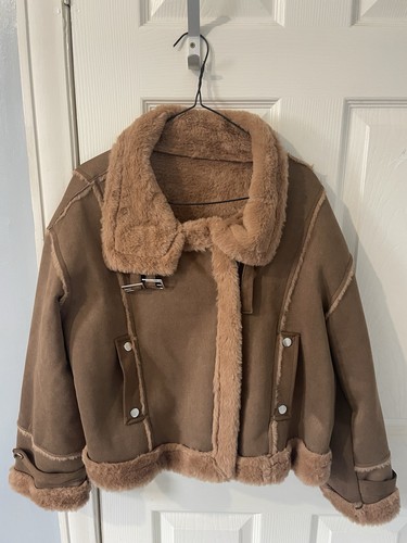 New faux fur - new, aviator