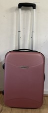 Pink Purple Skyhawk Hardshell Suitcase Telescopic 2 Wheels Combination 57 x 37cm