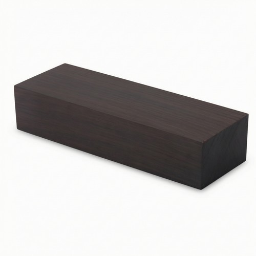 Ebony wood block rough - ebony,