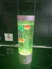 Global Gizmos light up colour change bubble fish tank  good condition. Pink