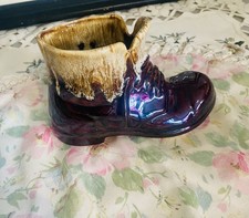 BRISTOW POTTERY MALTA CERAMIC POTTERY BOOT 