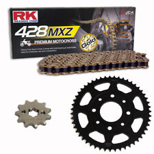 Chainset Suzuki RV 90 73-81 Chain RK GB 428 MXZ 108 Open GOLD/15/46