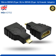 Brand New ONTEN Micro HDMI (Type-D) to HDMI (Type-A) Female Adapter - HD702