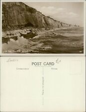 Brighton Black Rock Cliffs High Tide Real Photo RP 