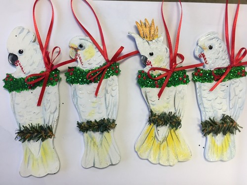 Parrot christmas ornament - parrot,