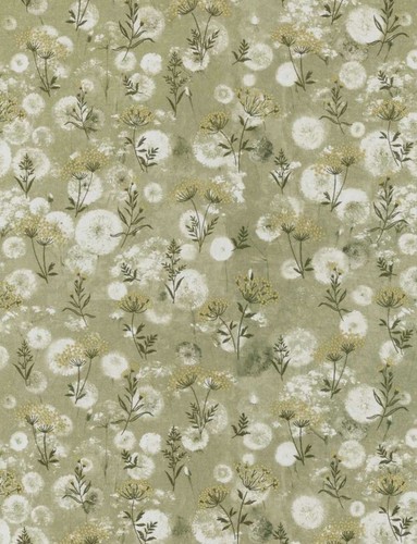 Green embroidered curtain - embroidered,