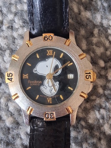 Armitron snoopy watch - snoopy,