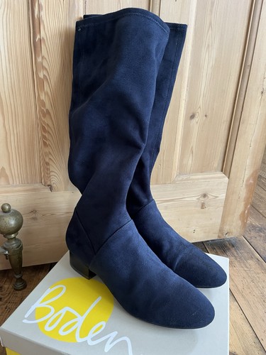 Boden stretch suede navy - boden, tall