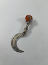 Eagle Claw And Agate Ball Letter Chromed Opener 3.5"