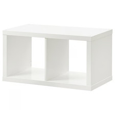 New IKEA KALLAX White Shelving