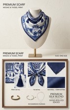 Ladies Silk-Feel Scarf Bandana