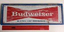 Budweiser Wooden Sign Vintage