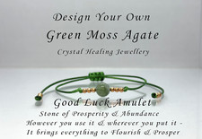 Green moss agate - moss, bracelet