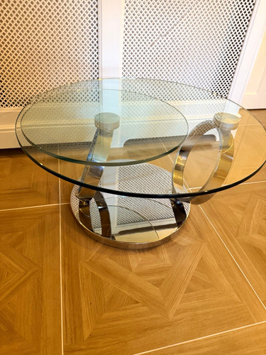 Furniture village round - village, clear