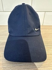 Nike Metal Swoosh Cap In Navy Dark Blue One Size