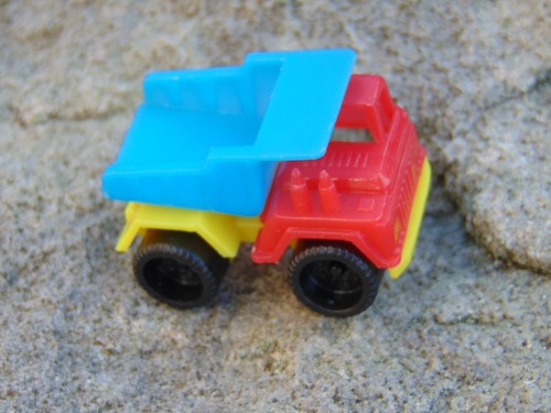 Bruder mini dump truck - dump, plastic