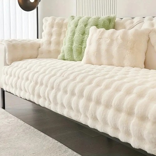 Plush sofa cover - cover, imitation