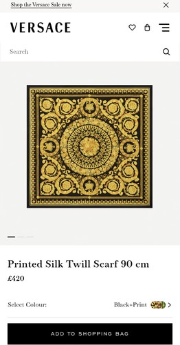 Versace barocco print - barocco, floral