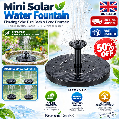 Solar fountain floating - fountain,