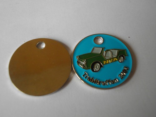 Shopping cart chip - , metal