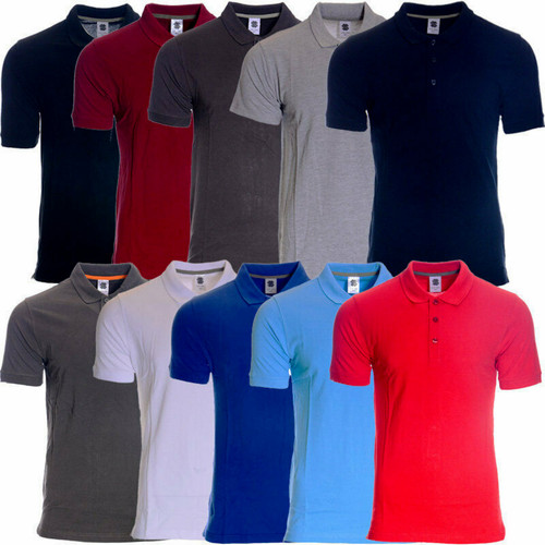 Men plain polo shirt - men's,