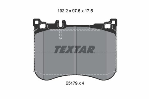 Textar 2517903 brake - brake, set