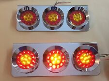 2 x Chrome LED Rear 24V