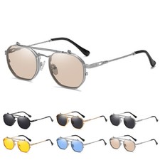 Retro flip sunglasses - retro, flip-up