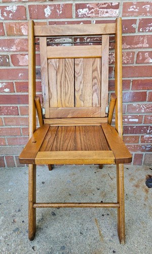 Vintage oak slat - oak, folding