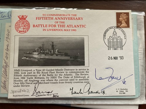 Ww2 ian fraser signed rare - ian, vc