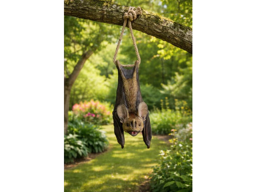 Hanging bat - hanging,