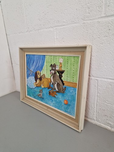 Vintage original oil painting - original,