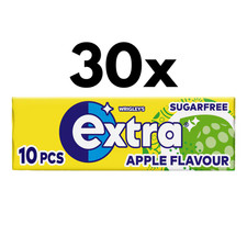Wrigleys Extra Apple Chewing Gum 30 Packs X 10pcs (10 X 3) BBE: 20/05/2024