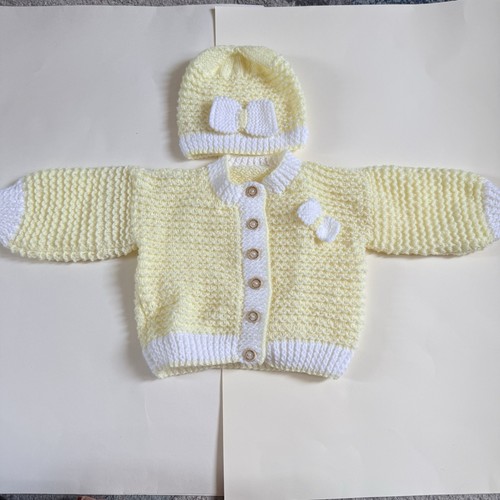 Handmade baby cardigan and - handmade,
