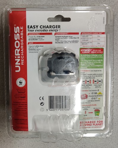 Uniross rechargeable battery - uniross,
