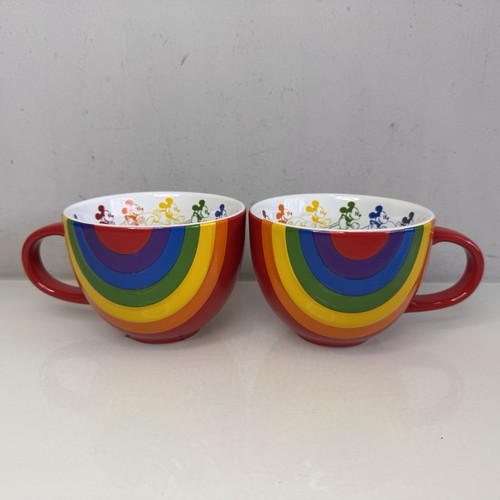 Disney rainbow mugs new - rainbow,