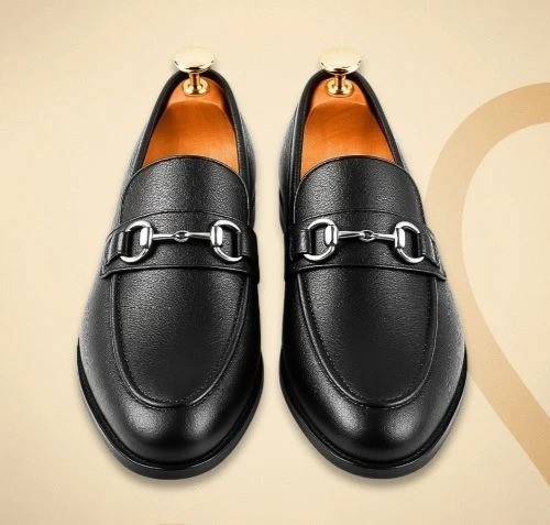 Mens black handmade genuine - mens,