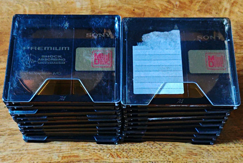 20x sony minidiscs - 20x, minidiscs.