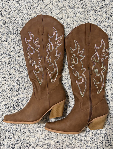 Forever brown rhinestone - brown,