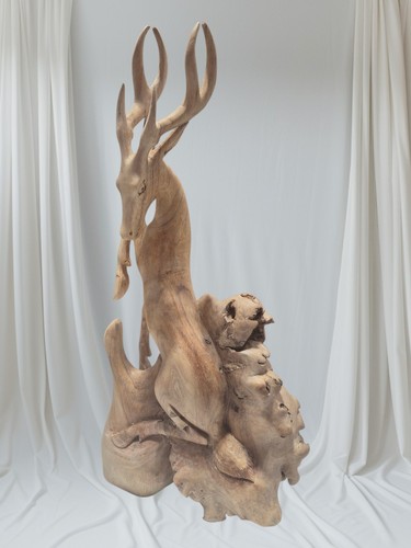 Chiselcraft hand carved stag - hand,