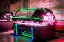 Tron Platinum UV and Collagen Sunbed Tanning Bed MP3 Lie-down Sun Bed UK stock