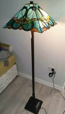 Large Tiffany Styled Mosaic Double-bulb Stand Floor Lamp (SHADE NOT INCLUDED) 