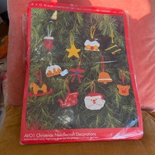 Vintage AVON Christmas Plastic
