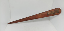Teak Letter Opener From HMS