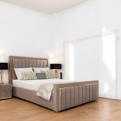 Golden strip bed frame plush - strip,