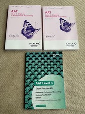 AAT Level 4 Business Tax, Kaplan Study Text/Exam Kit & BPP Question Bank FA24