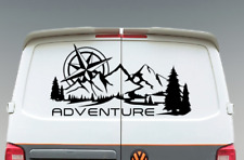 LARGE Mountain Forrest Nature Vinyl Decal Camper Van Caravan Sticker Graphic 2